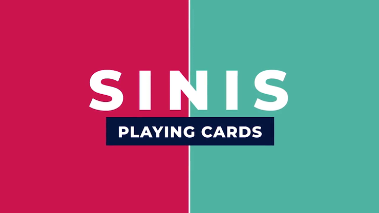Sinis (Raspberry and Black) Playing Cards (6634900324501)