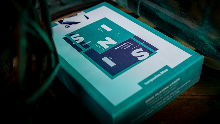 Sinis (Turquoise) Playing Cards (6634899931285)