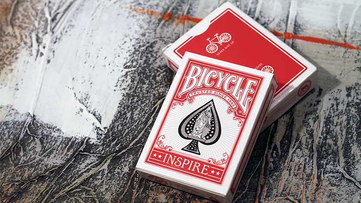 Bicycle Inspire (Red) Playing Cards (6531564896405)