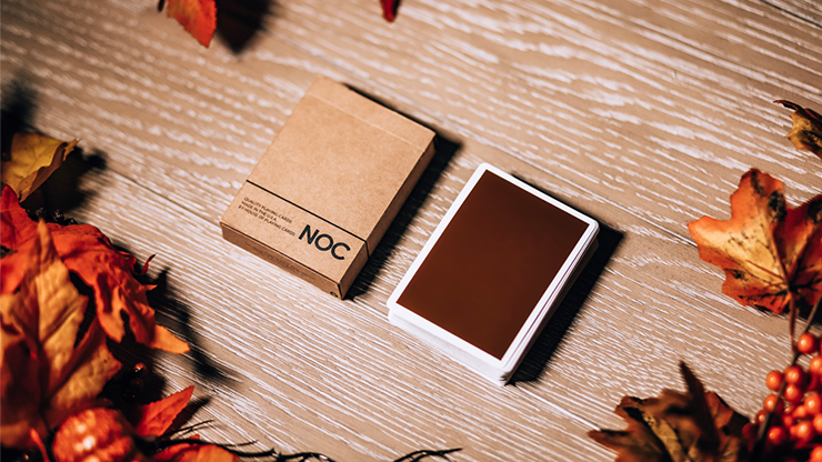 NOC on Wood (Brown) Playing Cards (6750773969045)