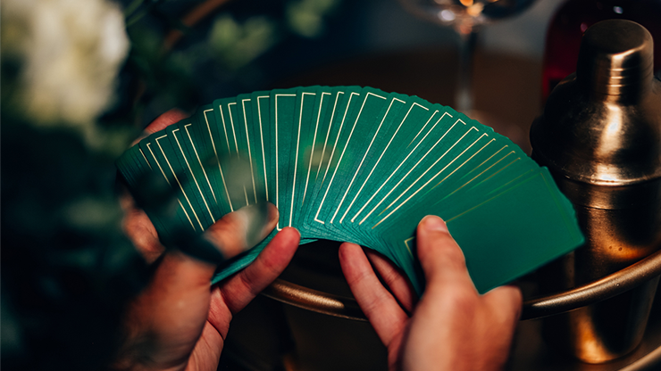 NOC Out: Green and Gold Playing Cards (6531560898709)
