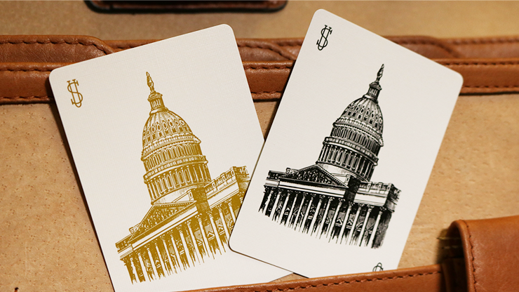 Bicycle Capitol (Black) Playing Cards - BAM Playing Cards (6365190226069)