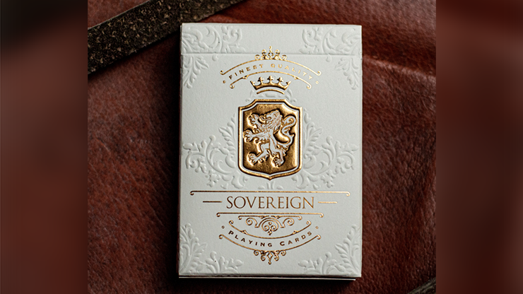 Sovereign (White) Exquisite Playing Cards (6306572533909)