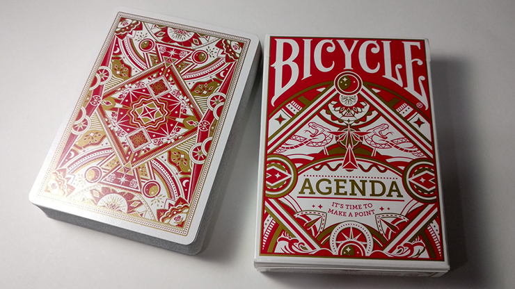 Agenda Red Basic Edition Playing Cards (6602027597973)