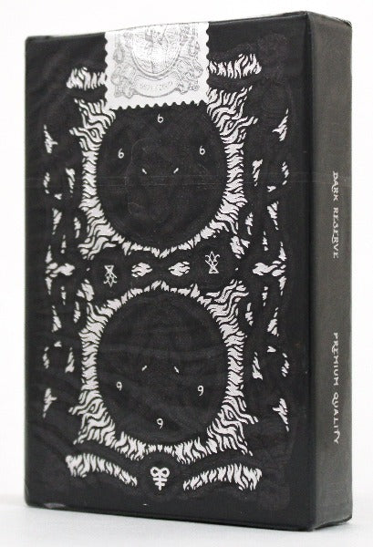666 Dark Reserves Silver Foil  - BAM Playing Cards (5989353554069)