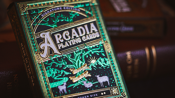 The Arcadia Signature Edition (Green) Playing Cards (6348111675541)