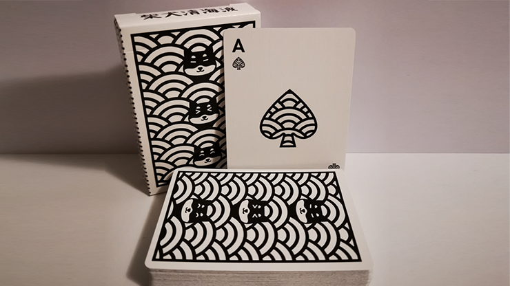 Shiba Seigaiha Playing cards (6920885469333)