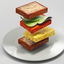 The Sandwich Series (Egg) Playing Cards (6372706844821)