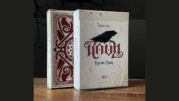 RAVN IIII (Red) Playing Cards Designed (6692311761045)