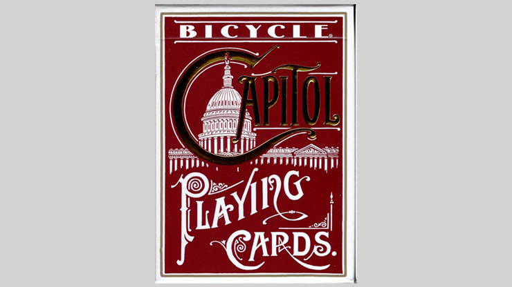 Bicycle Capitol (RED) Playing Cards - BAM Playing Cards (6365196779669)