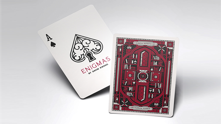ENIGMAS Puzzle Hunt (RED) Playing Cards (6444826034325)