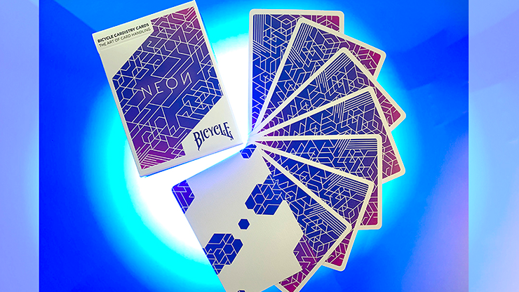 Bicycle Neon Blue Aurora Playing Cards - BAM Playing Cards (6306567684245)