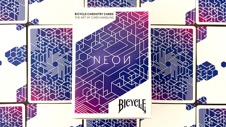 Bicycle Neon Blue Aurora Playing Cards - BAM Playing Cards (6306567684245)