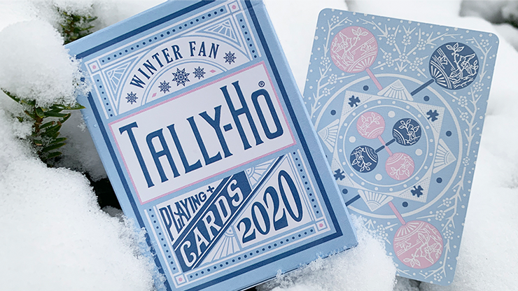 Tally-Ho Winter Fan Playing Cards (6306632695957)