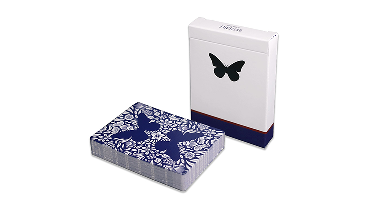 Butterfly Playing Cards Marked (Blue) 3rd Edition (7473016340700)