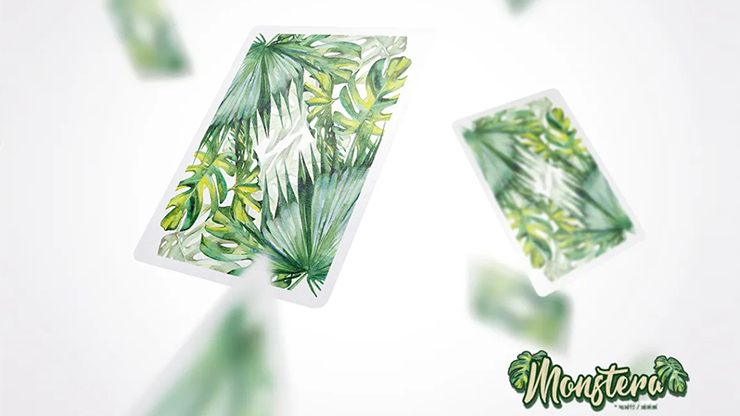 Monstera (Green) Playing Cards (7009727316117)