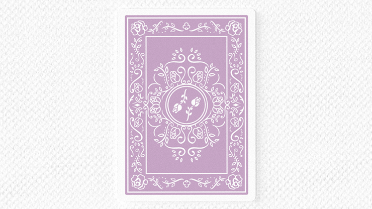 Black Roses Lavender (Marked) Edition Playing Cards (6977694957717)