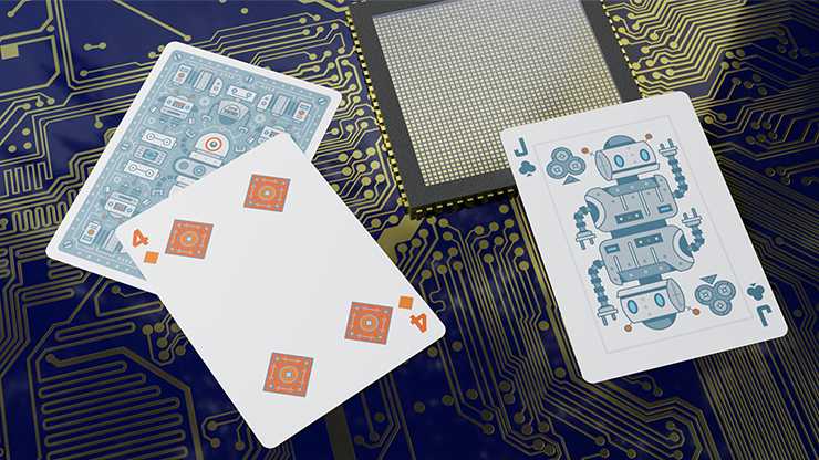 Bicycle Robot Playing Cards (Factory Edition) (6550564208789)
