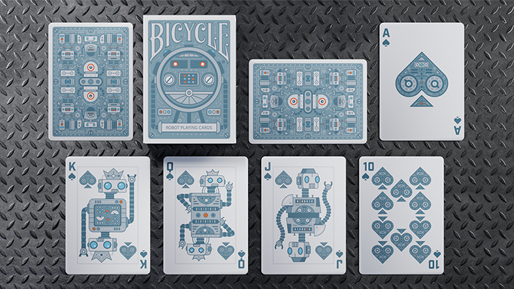 Bicycle Robot Playing Cards (Factory Edition) (6550564208789)