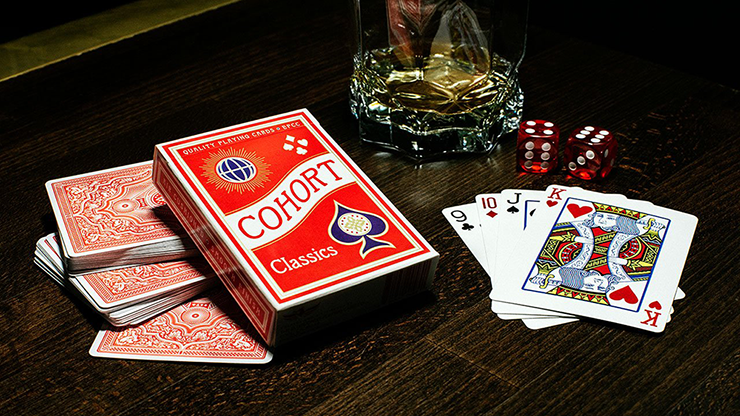 Red V2 Cohorts (Luxury-pressed E7) Playing Cards (6585938935957)