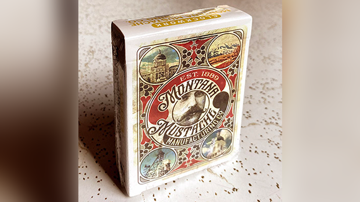 Clockwork: Montana Mustache Manufacturing Co. Playing Cards (6701604798613)