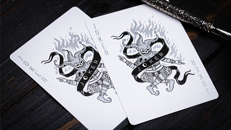 666 (Silver Foil) Playing Cards (7470910603484)