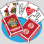 That Deaf Guy RED Cardinal Edition Playing Cards (6730716053653)
