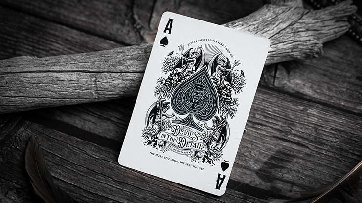 Devil's in the Details Sinful Silver Playing Cards (6734785806485)
