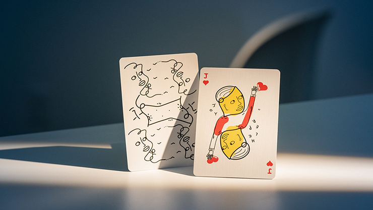 Shantell Martin (White) Playing Cards (6977695809685)