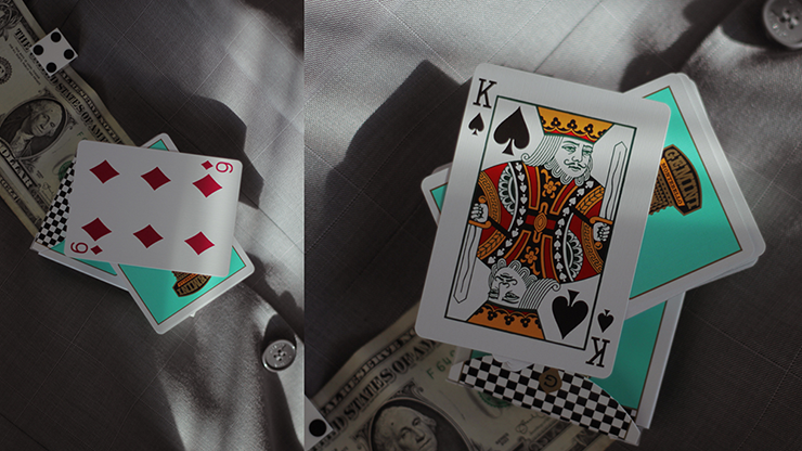 Gemini Casino Turquoise Playing Cards (6830650884245)