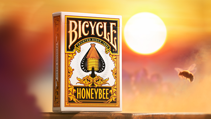 Bicycle Honeybee (Yellow) Playing Cards (6920887795861)