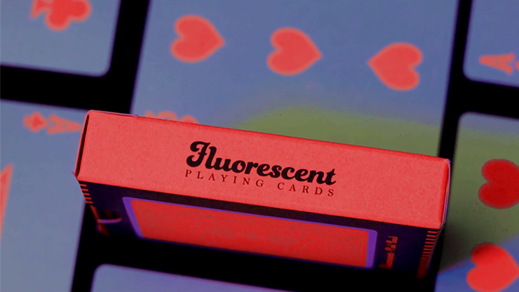 Fluorescent (Peach Edition) Playing Cards (7064544805013)