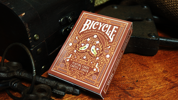 Bicycle Aviary (Orange) Playing Cards (6977696170133)