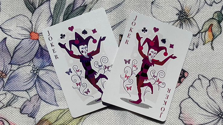 Bicycle Butterfly (Violet) Playing Cards (7158037479573)