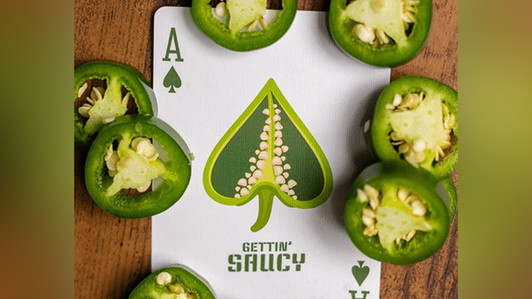 Gettin' Saucy Jalapeno Playing Cards (7031805214869)