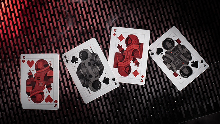 Retro Rocket Playing Cards (7132913107093)