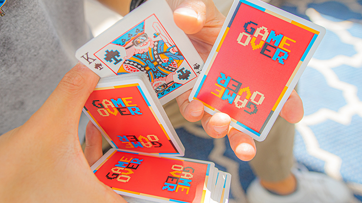 Game Over Red Playing Cards (7132912484501)