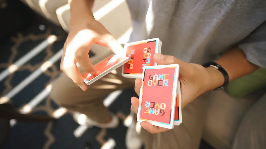 Game Over Red Playing Cards – BAM Cards
