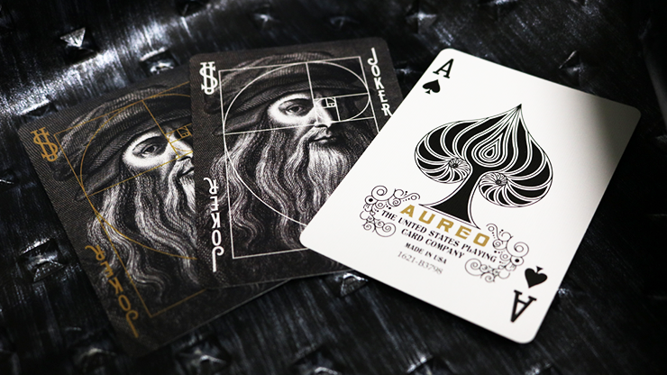 Bicycle Aureo Black Playing Cards (7158037086357)