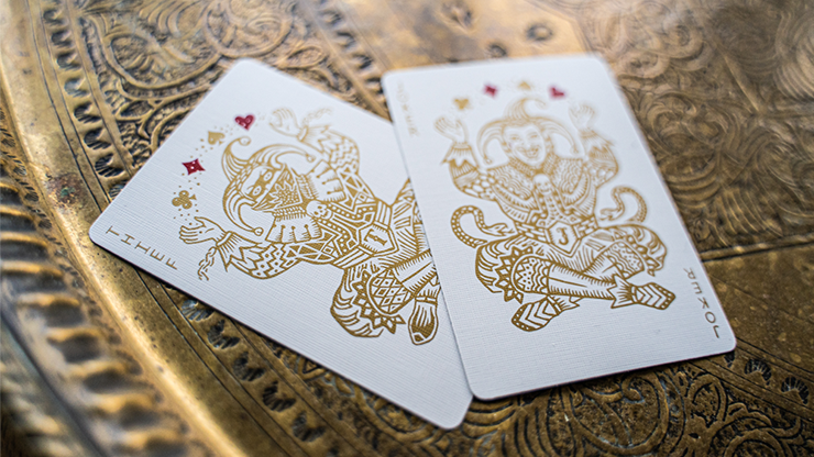 White Gold Edition V3 Playing Cards (7132909404309)