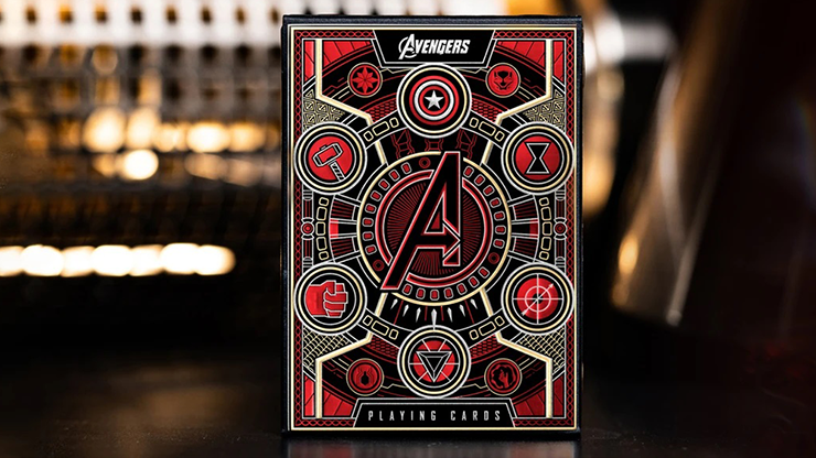 Avengers: Red Edition Playing Cards (7458357543132)