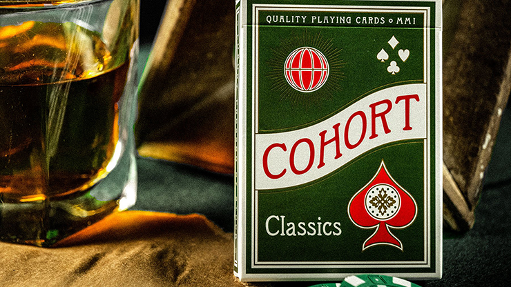 Green Cohorts (Luxury-pressed E7) Playing Cards (7458358427868)