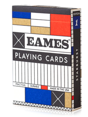 Eames (Starburst Blue) Playing Cards
