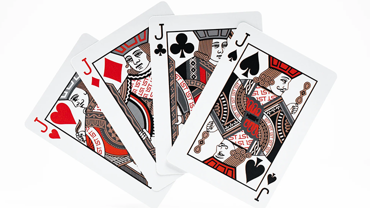 1st V4 Playing Cards (Black)