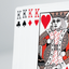 1st V4 Playing Cards (Red)