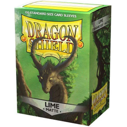 Dragon Shields: (100) Matte Lime (DISPLAY 10)