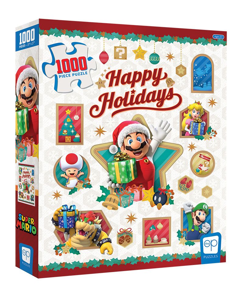 Puzzle: Super Mario - Happy Holidays 1000pcs (7058671370389)