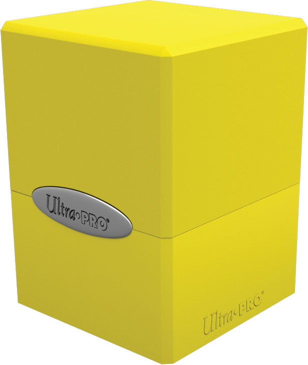 Satin Cube: Lemon Yellow (7549393273052)
