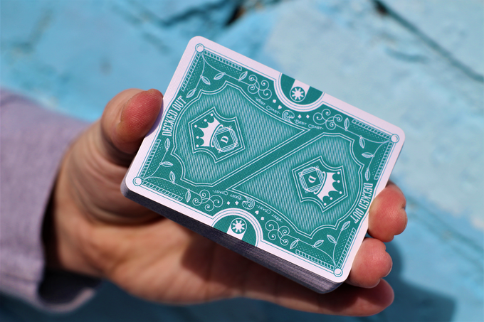 Benchmark Teal Playing Cards