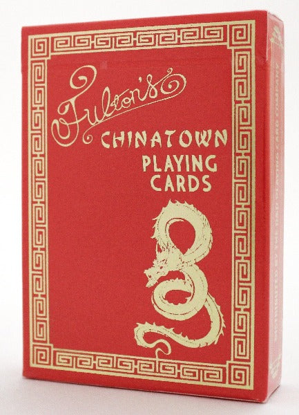 Ace Fulton Chinatown Red - BAM Playing Cards (5541926862997)